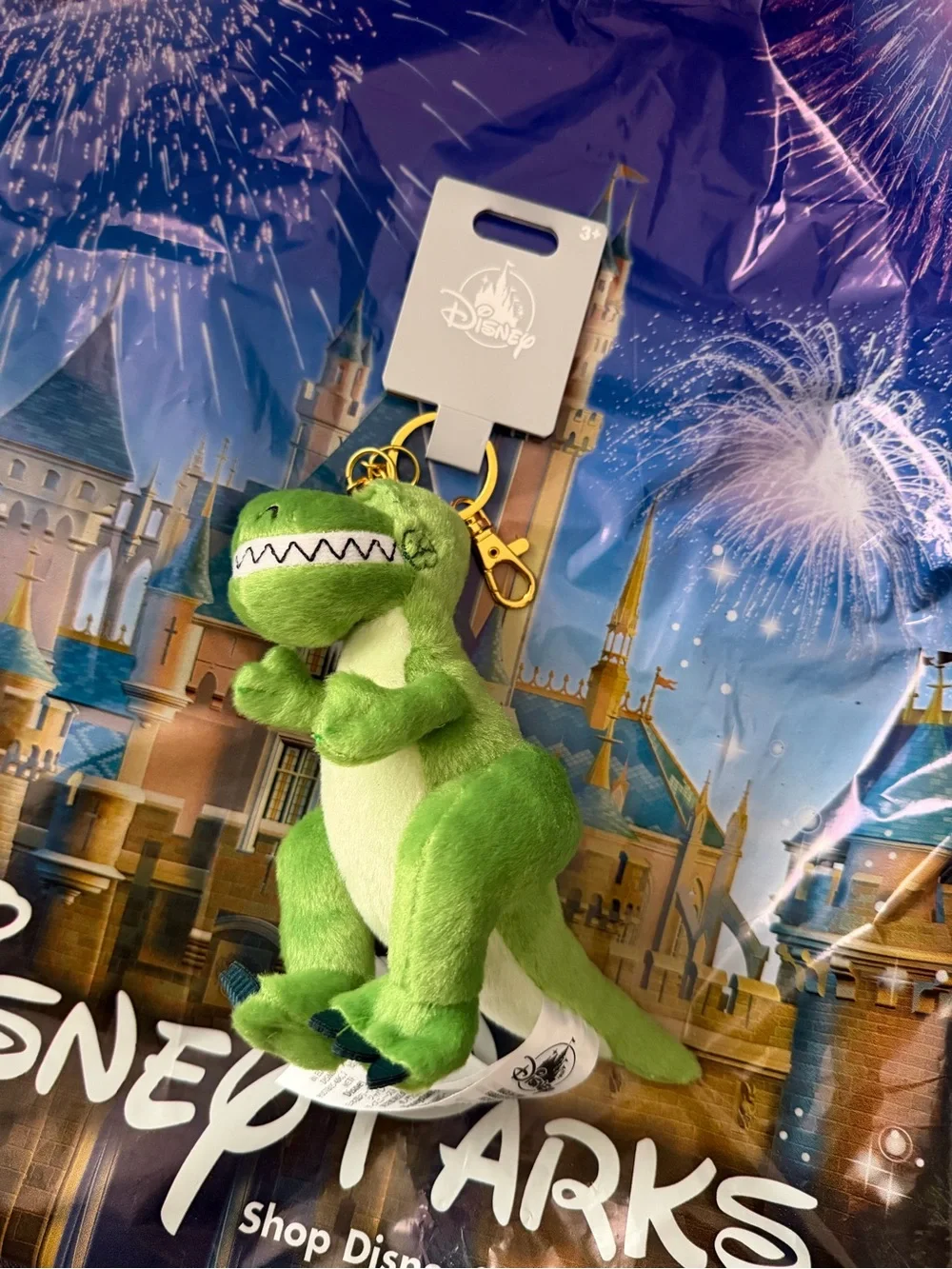 Disney Rex Plush Keychain